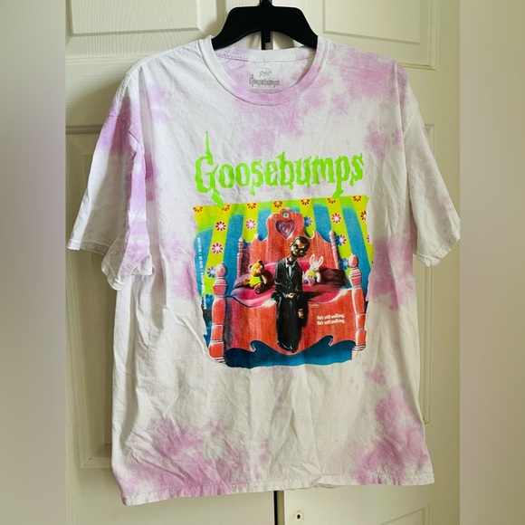 Goosebumps Philco’s Pink Tie Dye Night Of The Living Dummy Sz L Book 31 - Picture 1 of 5